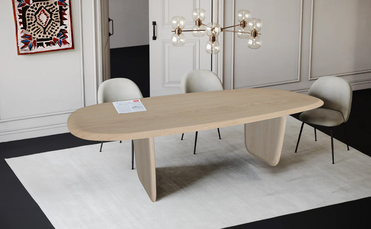 Table ovale Chêne massif