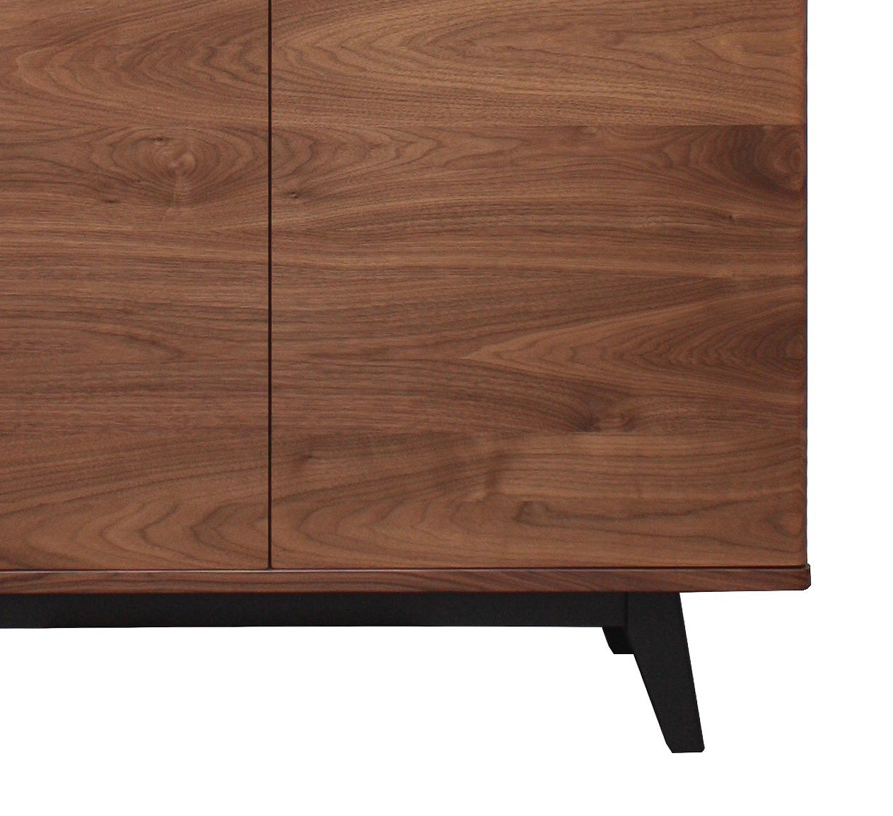 Solid bleached and lacquered oak dresser, 3 doors, 1 flap - 165L x 46D