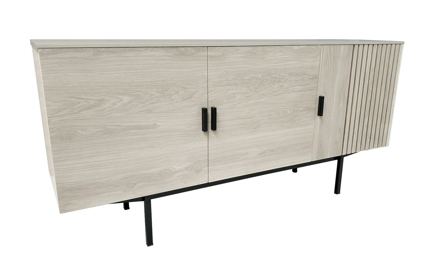 Buffet tasseaux bois massif 3 portes